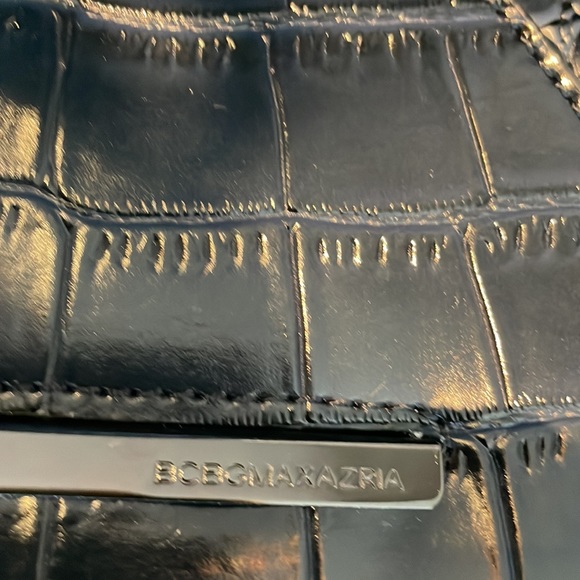 BCBG Deep Navy “Harlow” Envelope Clutch.  Tags attached. - Picture 3 of 9